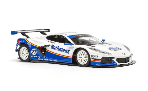 NSR Slotcar Corvette C8R Rothmans Livery Blue Nr. 77